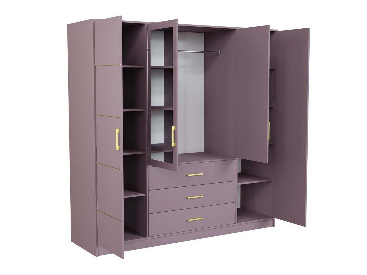 Armoire Delbalo 101 (Pourpre)