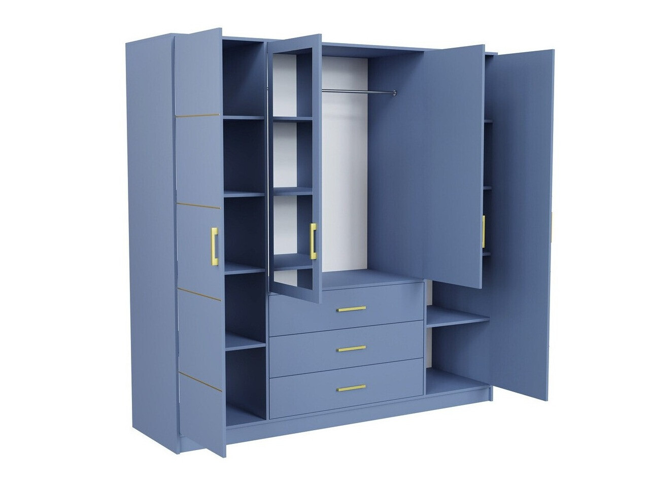 Armoire Rosa I (Bleu)