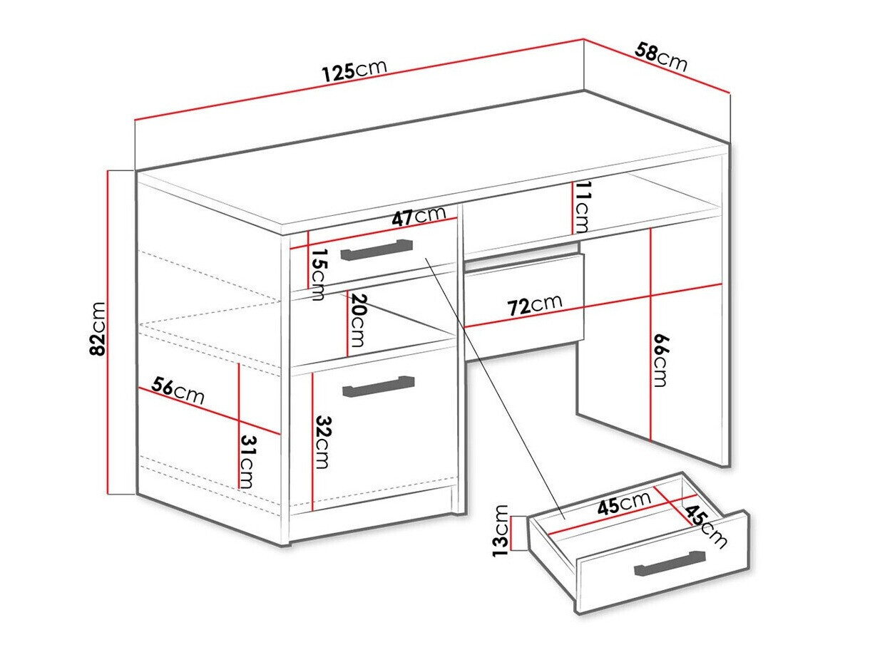 Bureau Delbalo 102 (Vert + Doré)