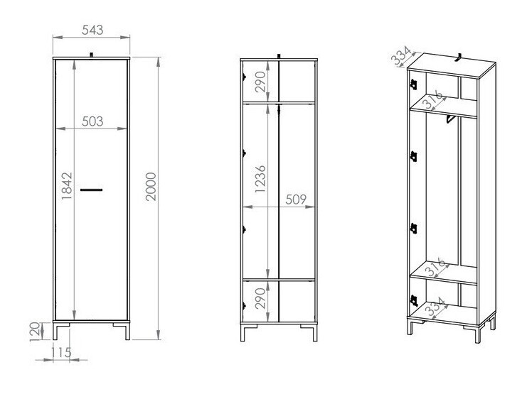 Meuble d'entrée Larnolo 110