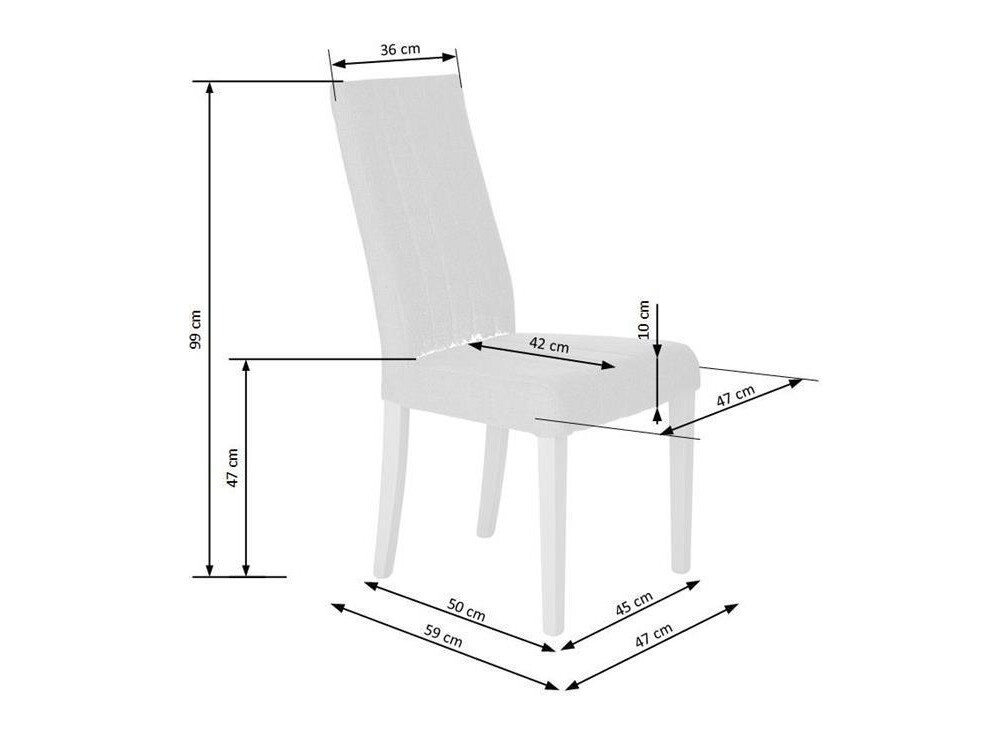 Chaise Houston 536 (Inari 23 + Sonoma chêne)