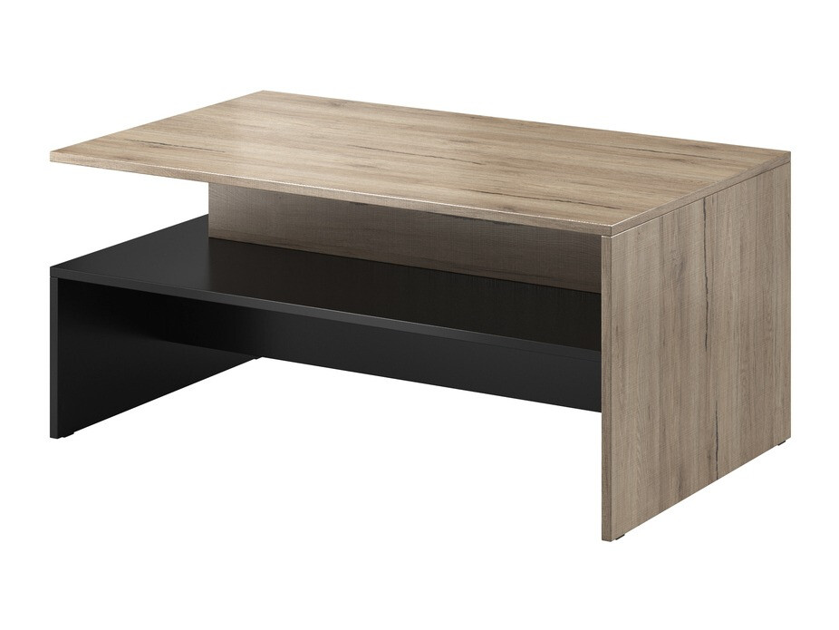 Table basse Serodeu 103 (Chêne de san remo + Noir)
