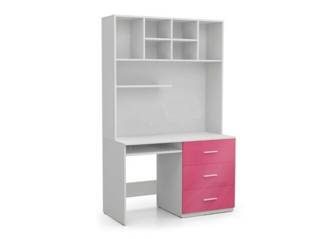 Bureau Campus (Blanc + Blanc brillant + Rose brillant)