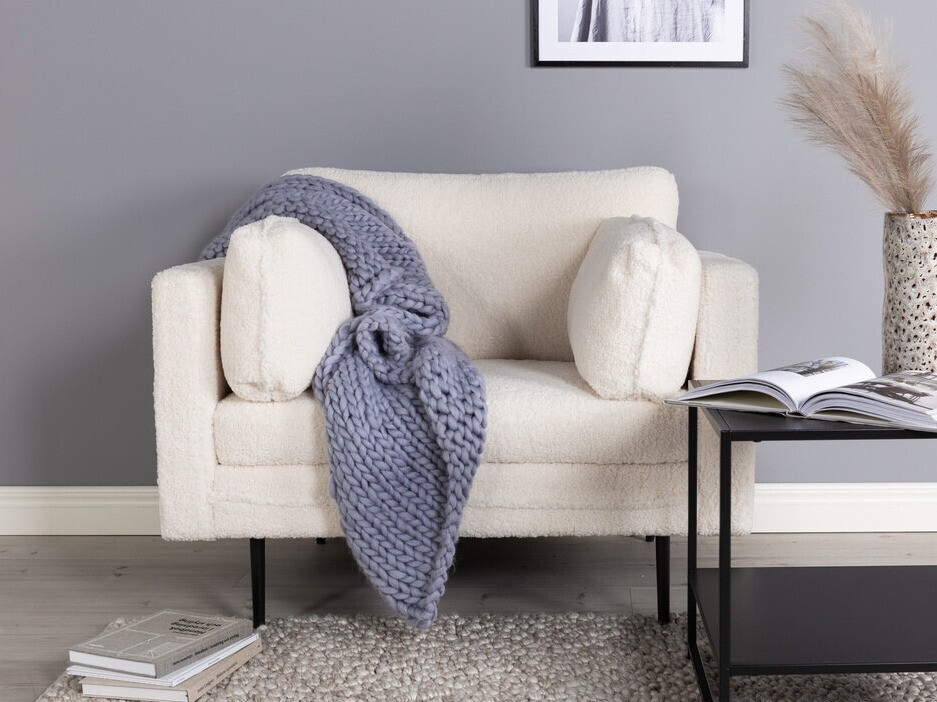 Fauteuil Dallas 100 (Blanc + Noir)