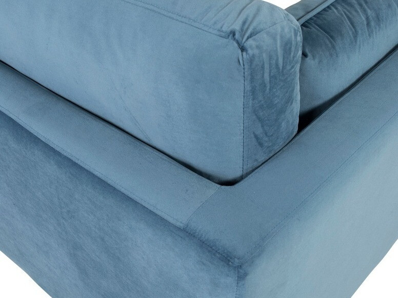 Fauteuil Dallas 100 (Bleu + Marron)