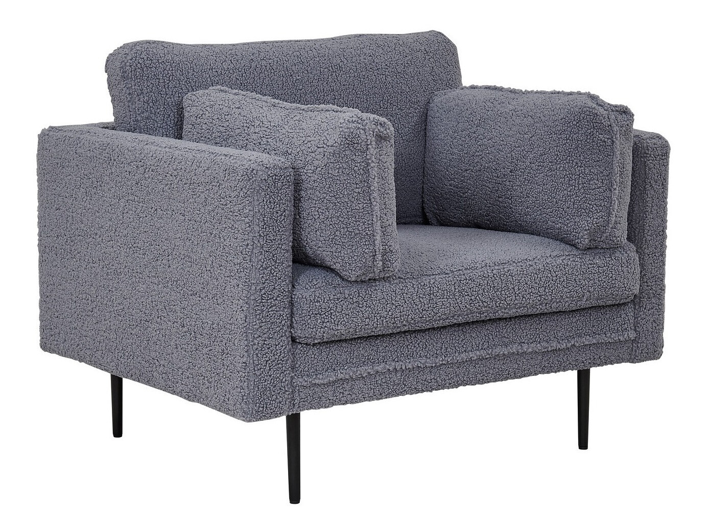 Fauteuil Dallas 100 (Gris + Noir)