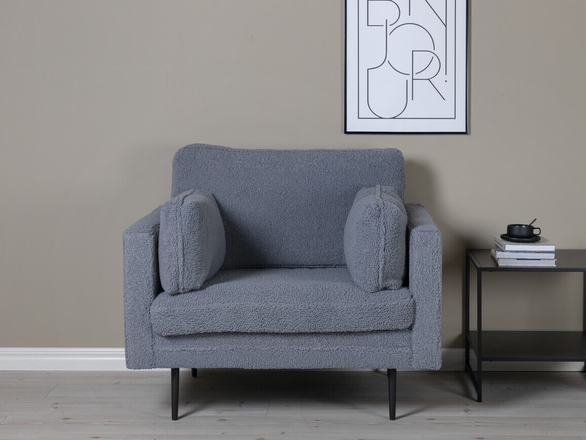 Fauteuil Dallas 100 (Gris + Noir)