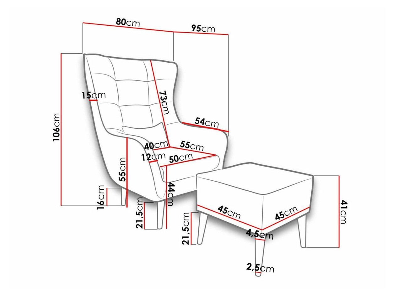 Fauteuil Comfivo Ulmus II (Alfa 17)
