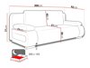 Canapé convertible Comfivo 144 (Alova 68 + Matana 17)