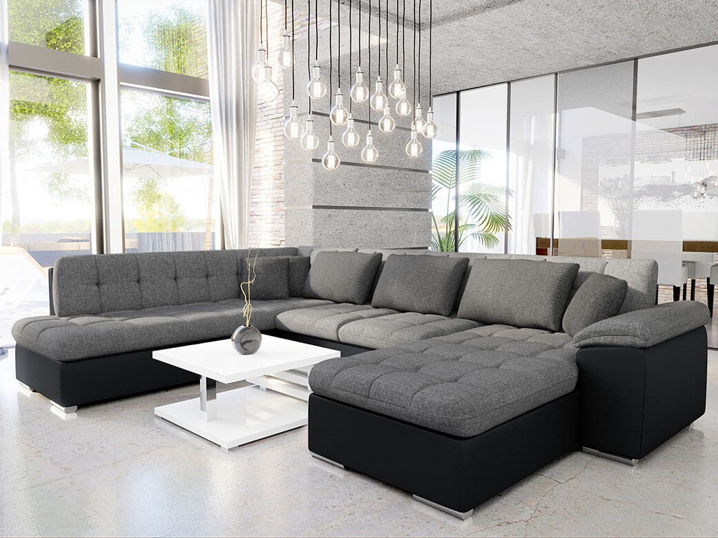 Canapé d'angle Comfivo Gemma IV (Soft 011 + Lux 05 + Lux 06)