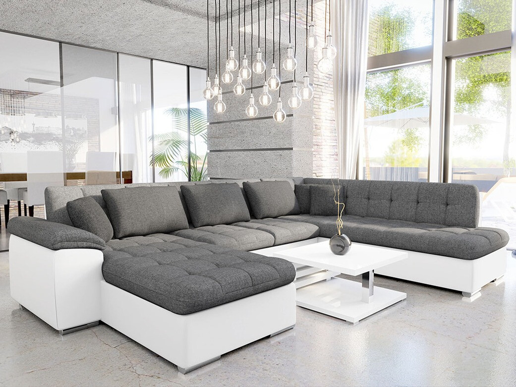 Canapé d'angle Comfivo Gemma IV (Soft 017 + Lux 05 + Lux 06)