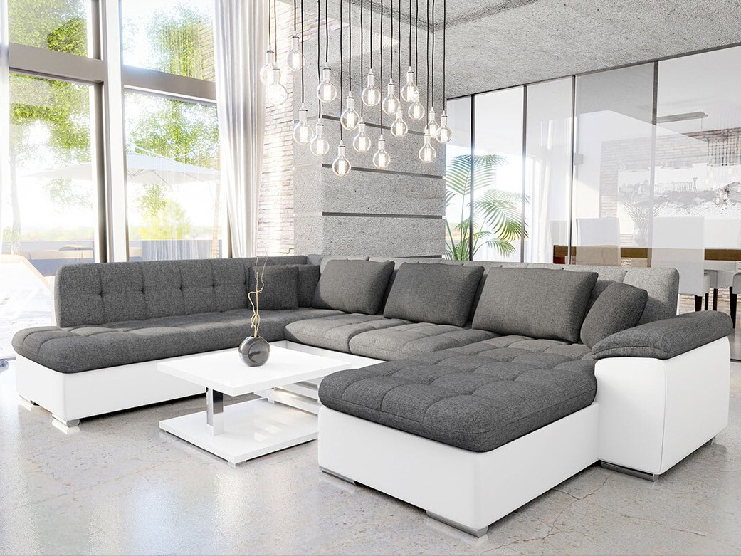 Canapé d'angle Comfivo Gemma IV (Soft 017 + Lux 05 + Lux 06)