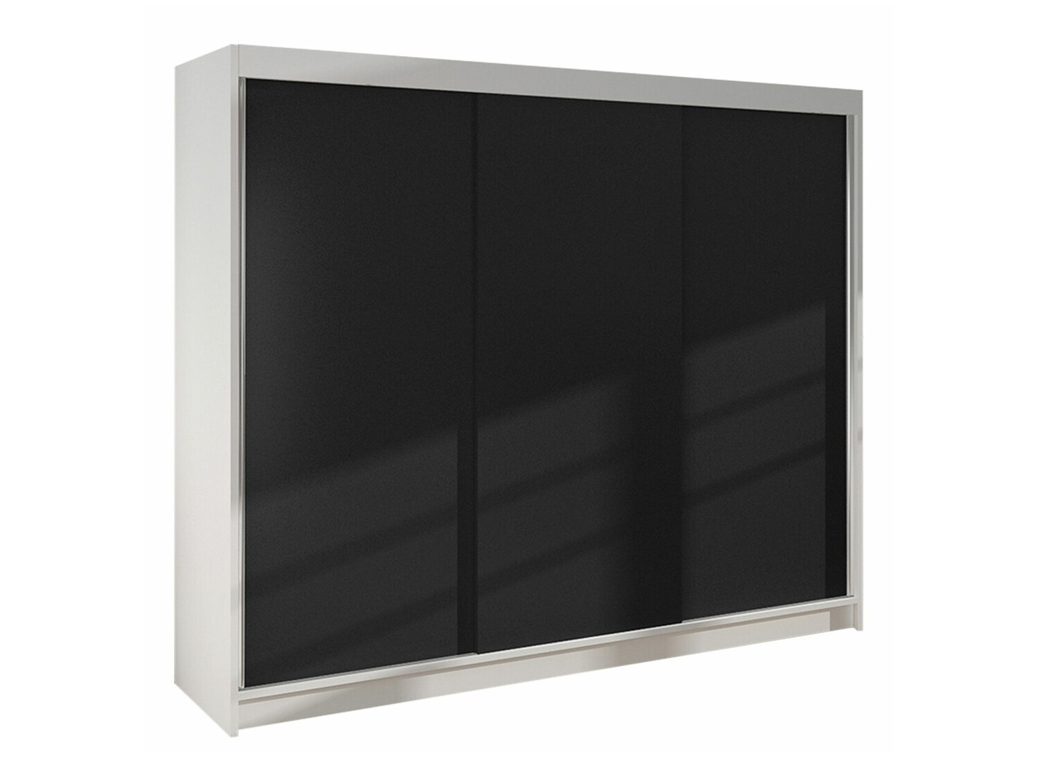 Armoire Closico Durion II (Blanc + Noir)