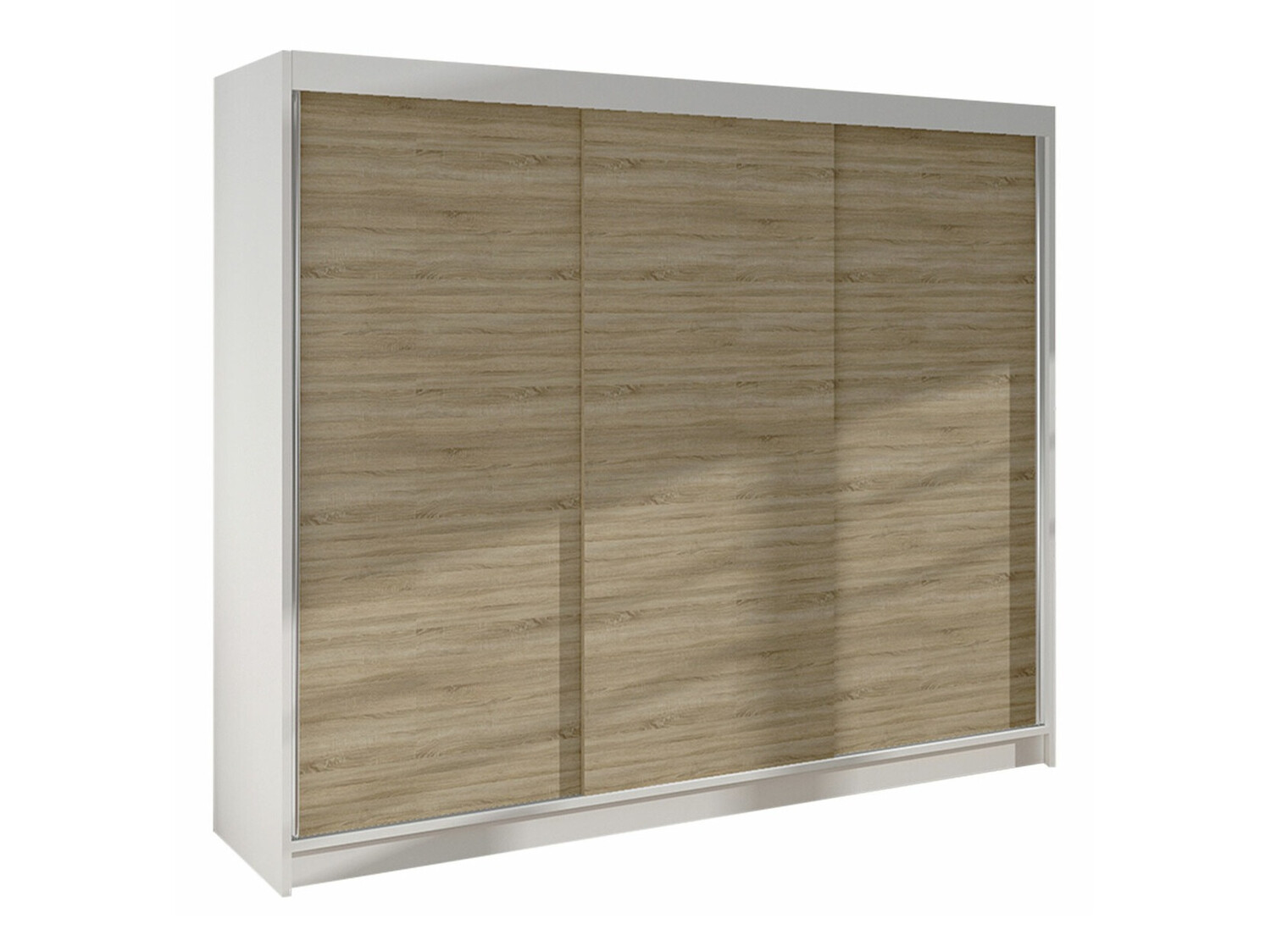 Armoire Closico Durion II (Blanc + Sonoma chêne)