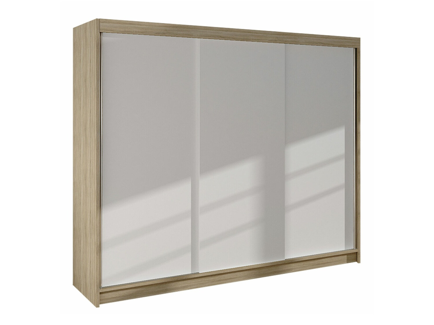 Armoire Closico Durion II (Sonoma chêne + Blanc)