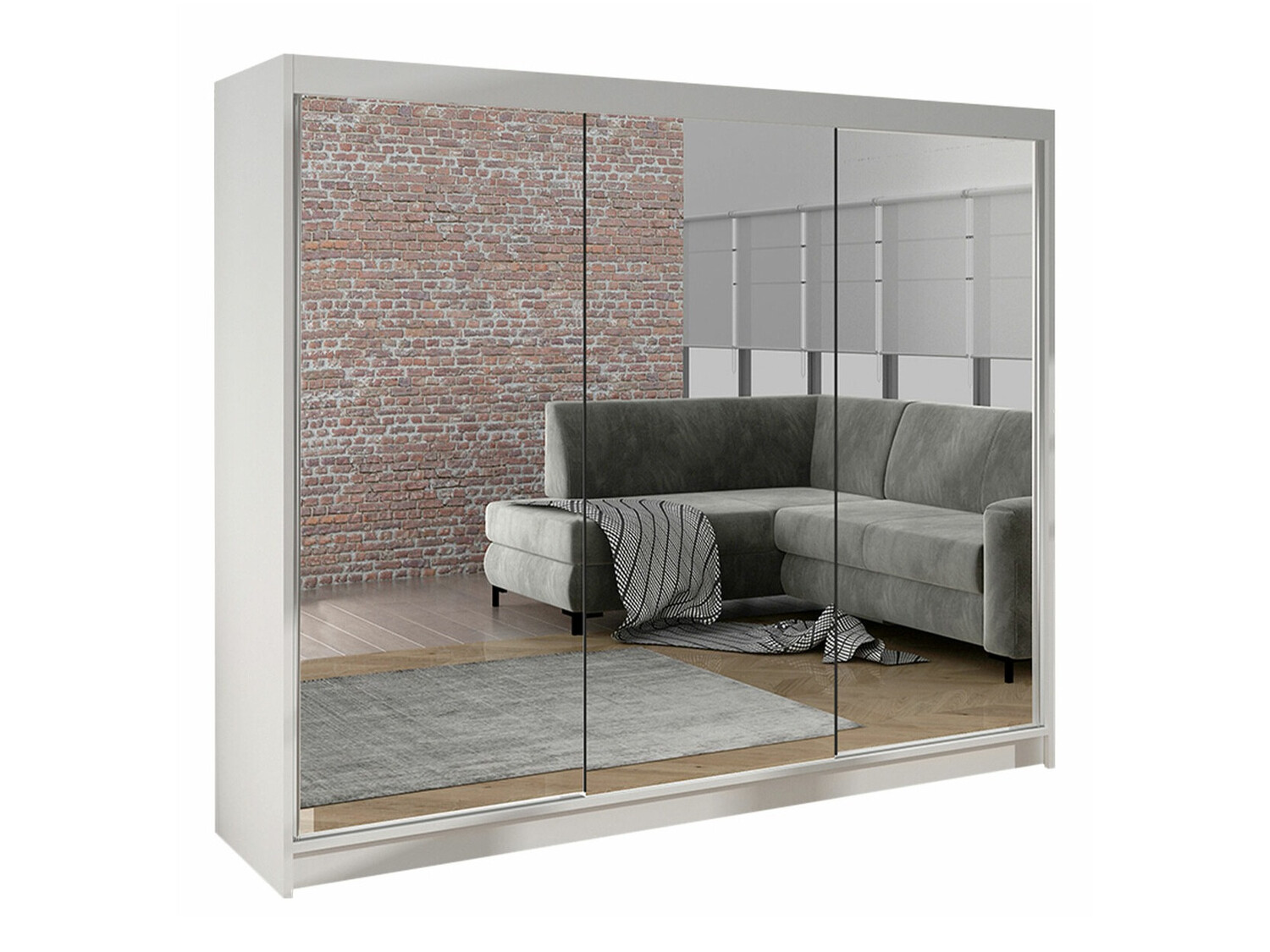 Armoire Closico Durion III (Blanc)