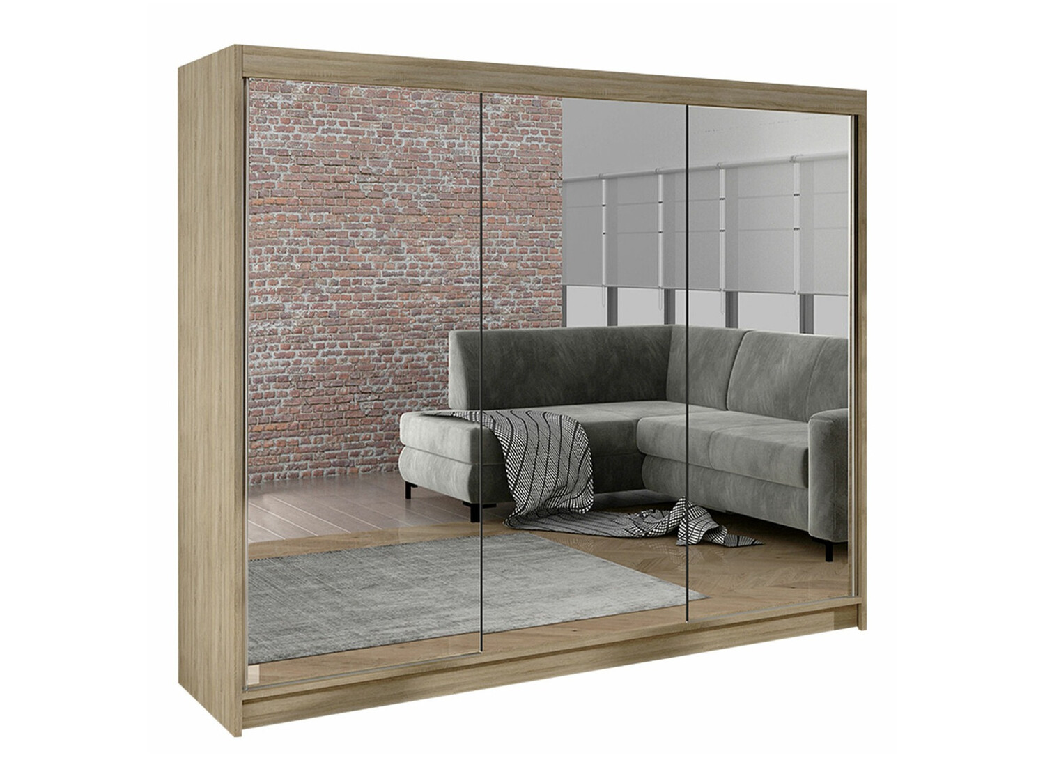 Armoire Closico Durion III (Sonoma chêne)