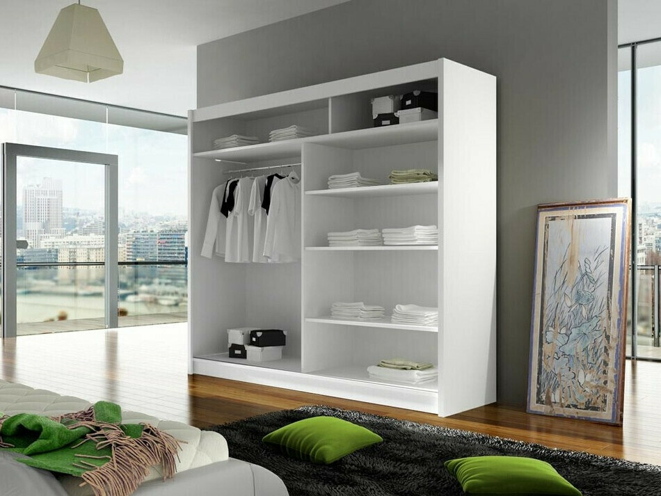 Armoire Closico Pallor II (Blanc)