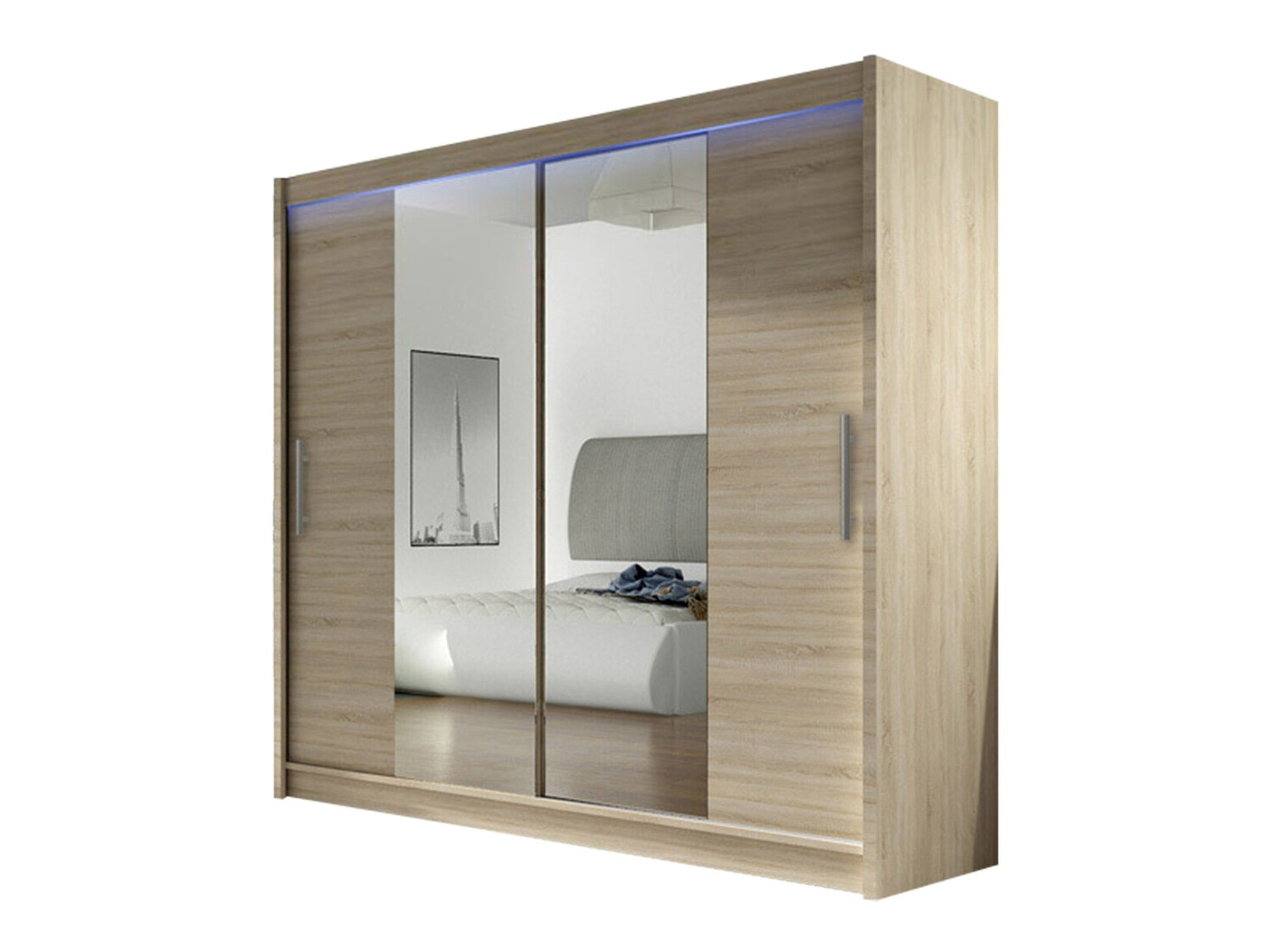 Armoire Closico Pallor II (Sonoma chêne)