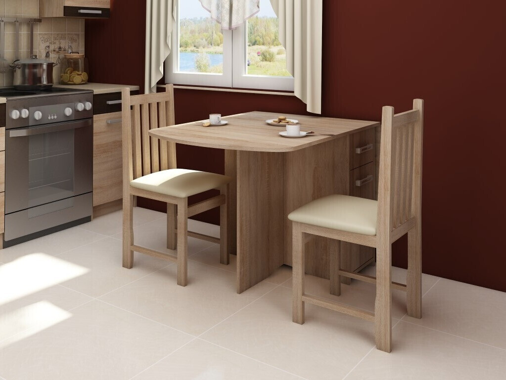 Table pliante Gilroy 105 (Sonoma chêne)