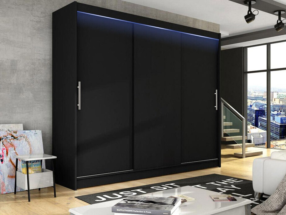 Armoire Closico Ordo II (Noir)