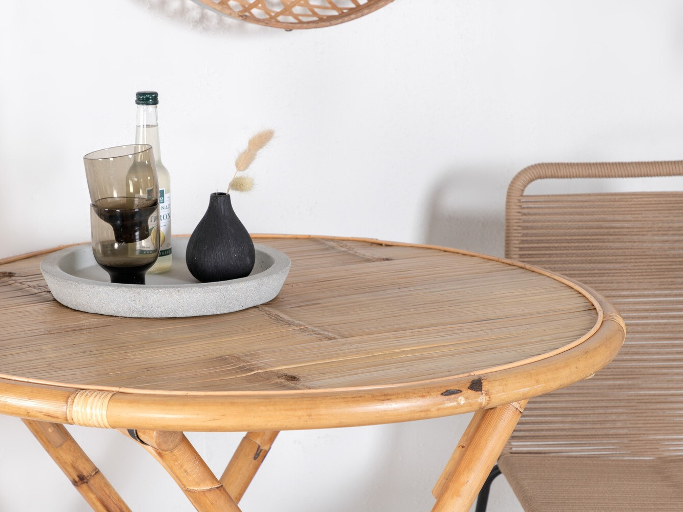 Ensemble de balcon Dallas 2181 (Brun clair + Noir)