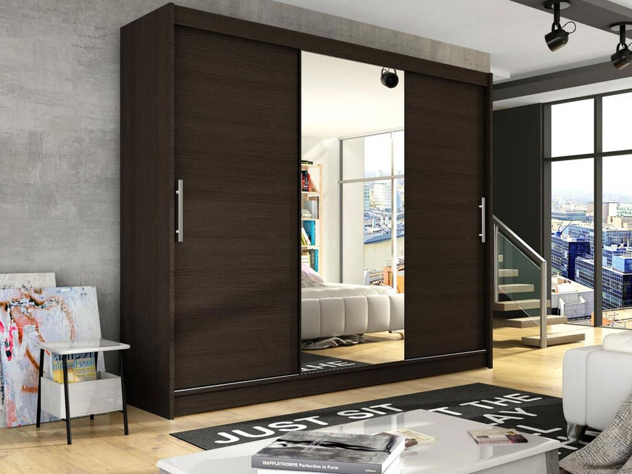 Armoire Closico 122 (Chêne foncé)