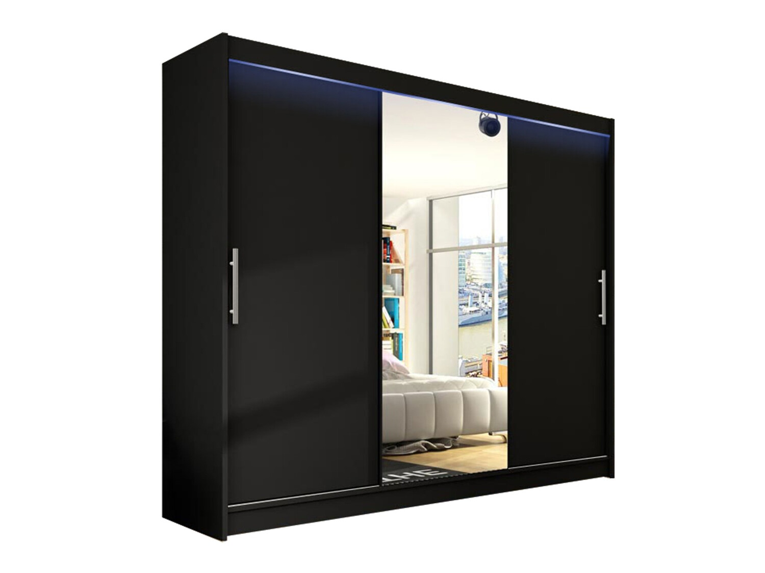 Armoire Closico 122 (Noir)
