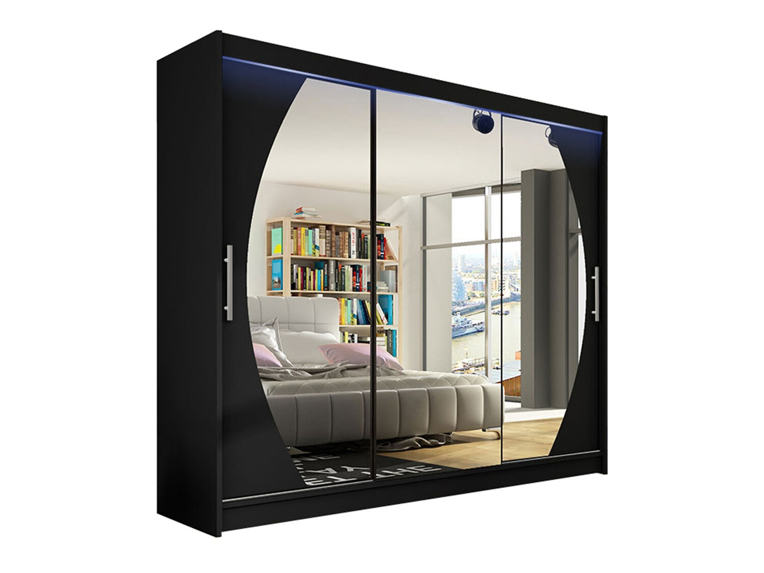 Armoire Closico Ordo V (Noir)