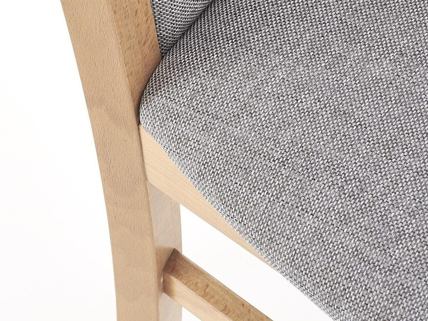 Chaise Houston 260 (Chêne miel + Gris)
