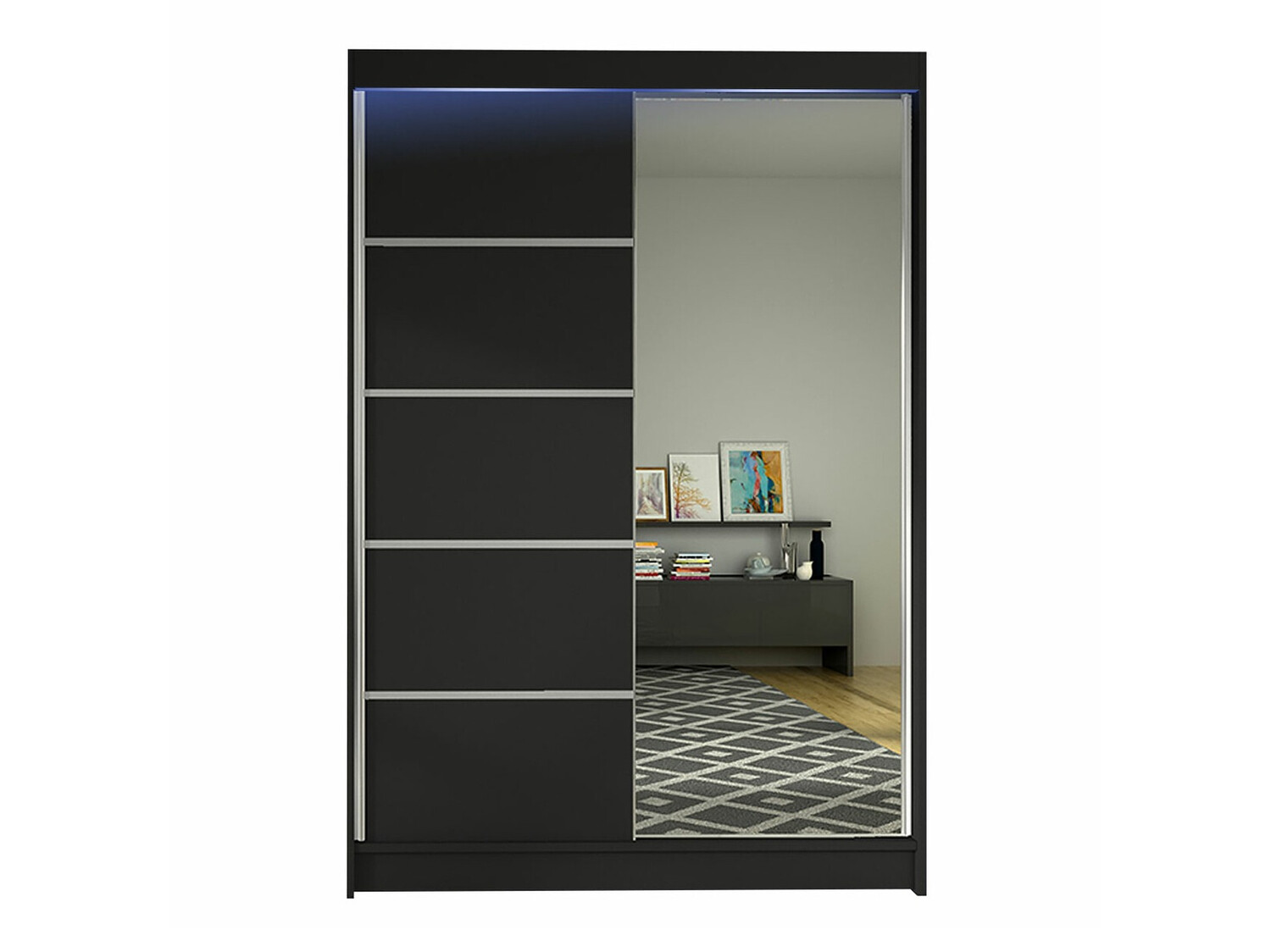 Armoire Closico Salvor III (Noir)