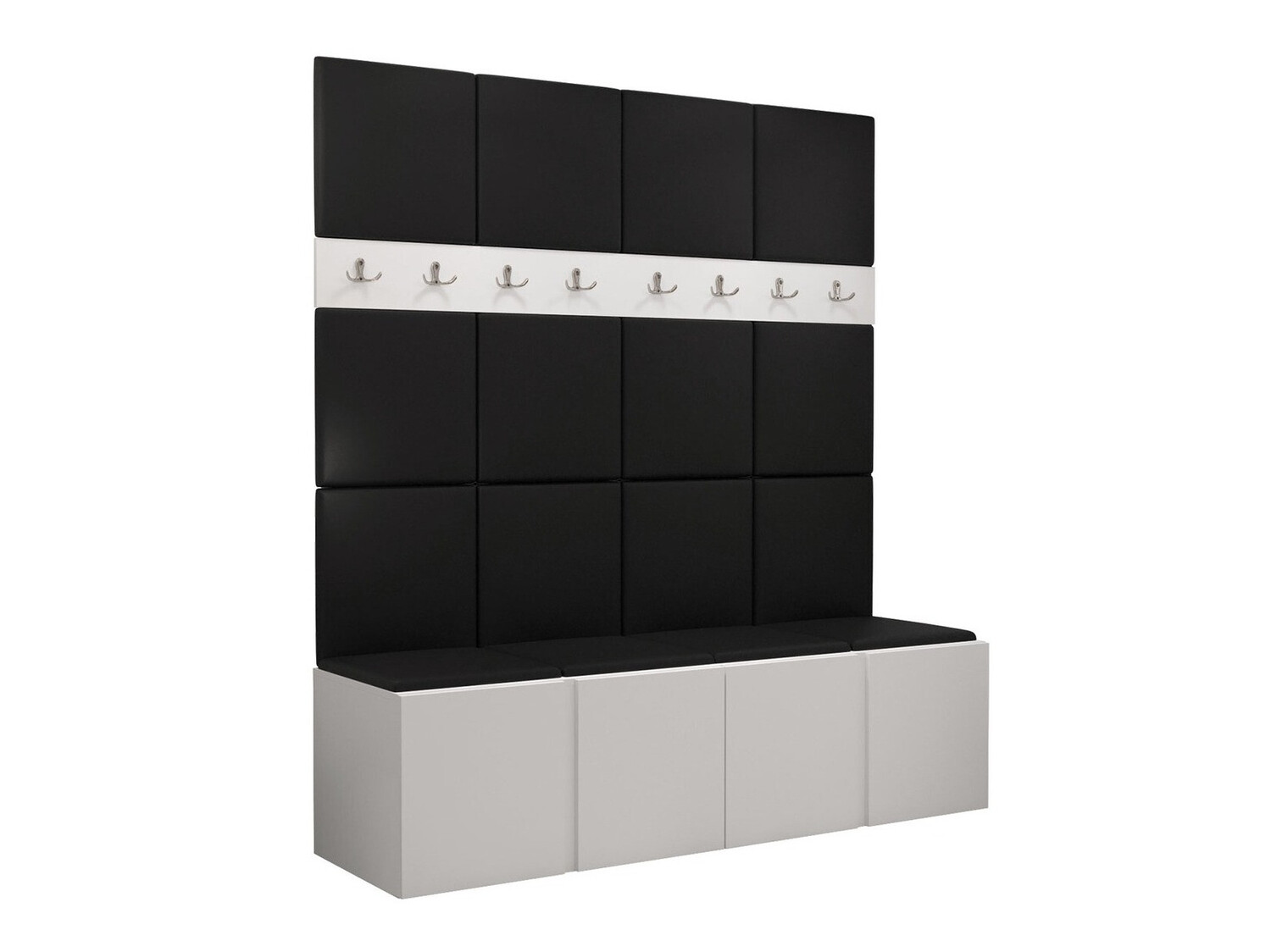 Meuble d'entrée Pinis V (Faux cuir Soft 011)