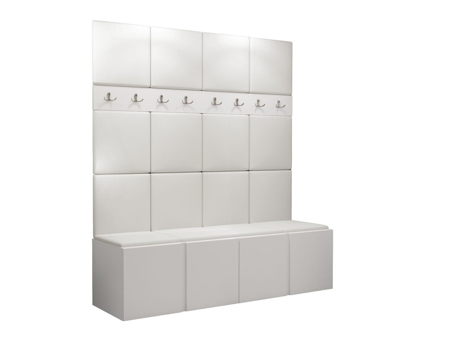 Meuble d'entrée Pinis V (Faux cuir Soft 017)