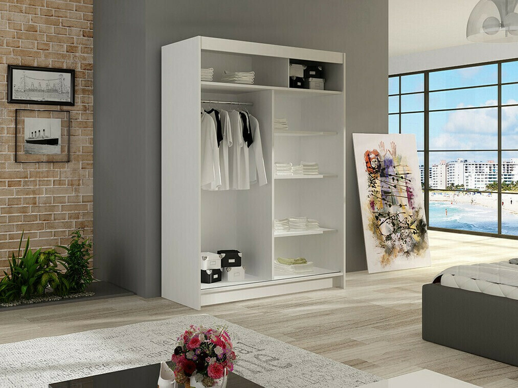 Armoire Closico Pacron VI (Blanc)