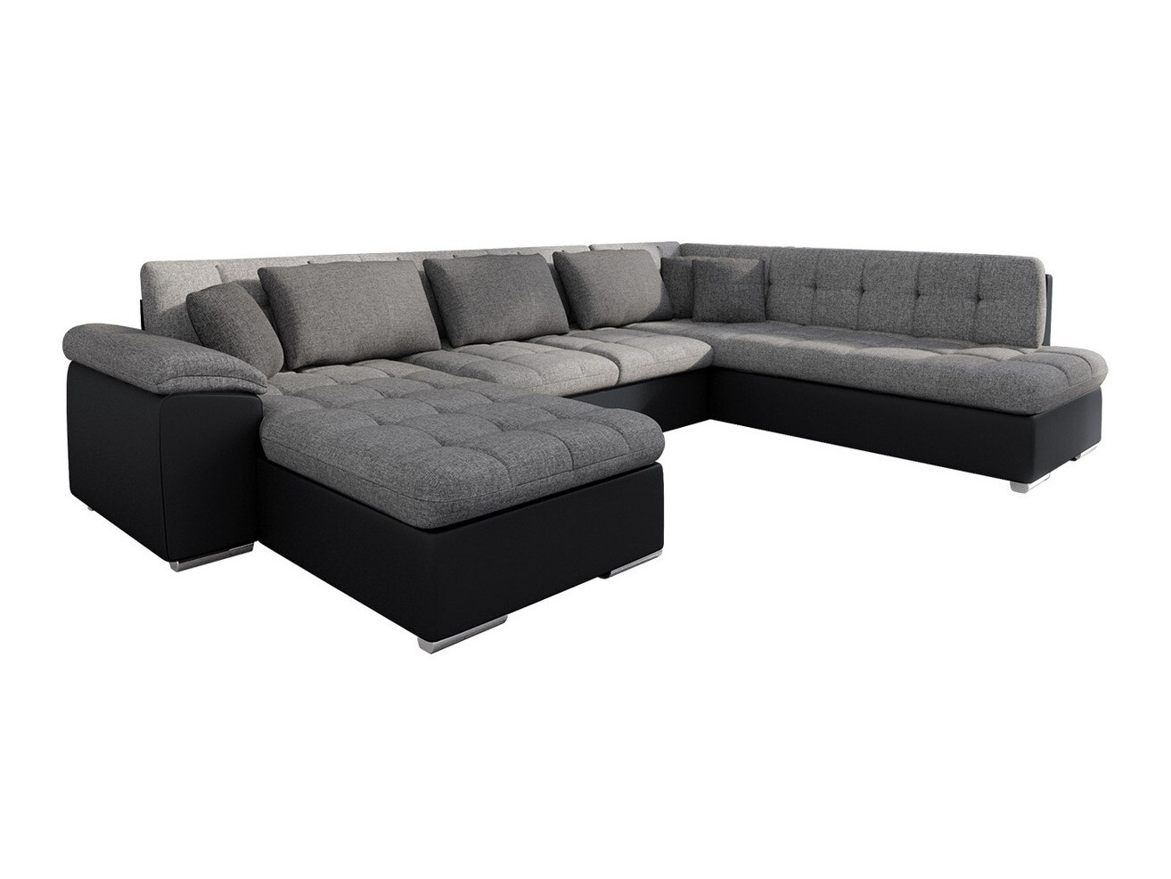 Canapé d'angle Comfivo Gemma III (Soft 011 + Lux 05 + Lux 06)
