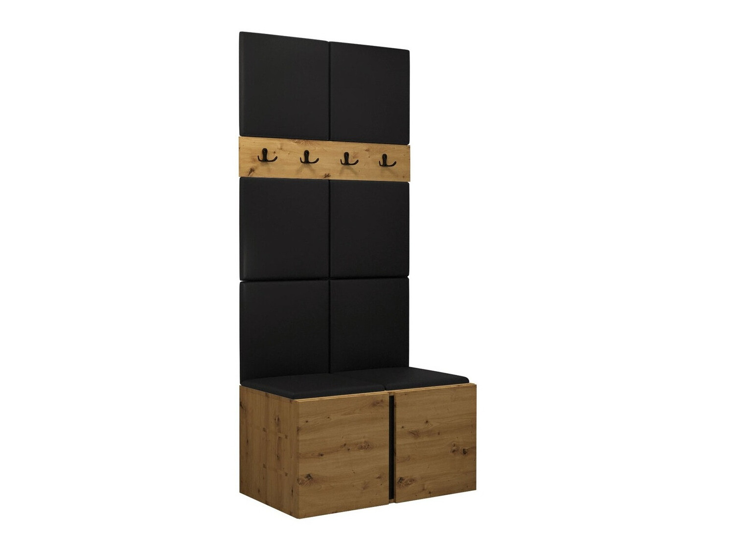 Meuble d'entrée Pinis IV (Faux cuir Soft 011)