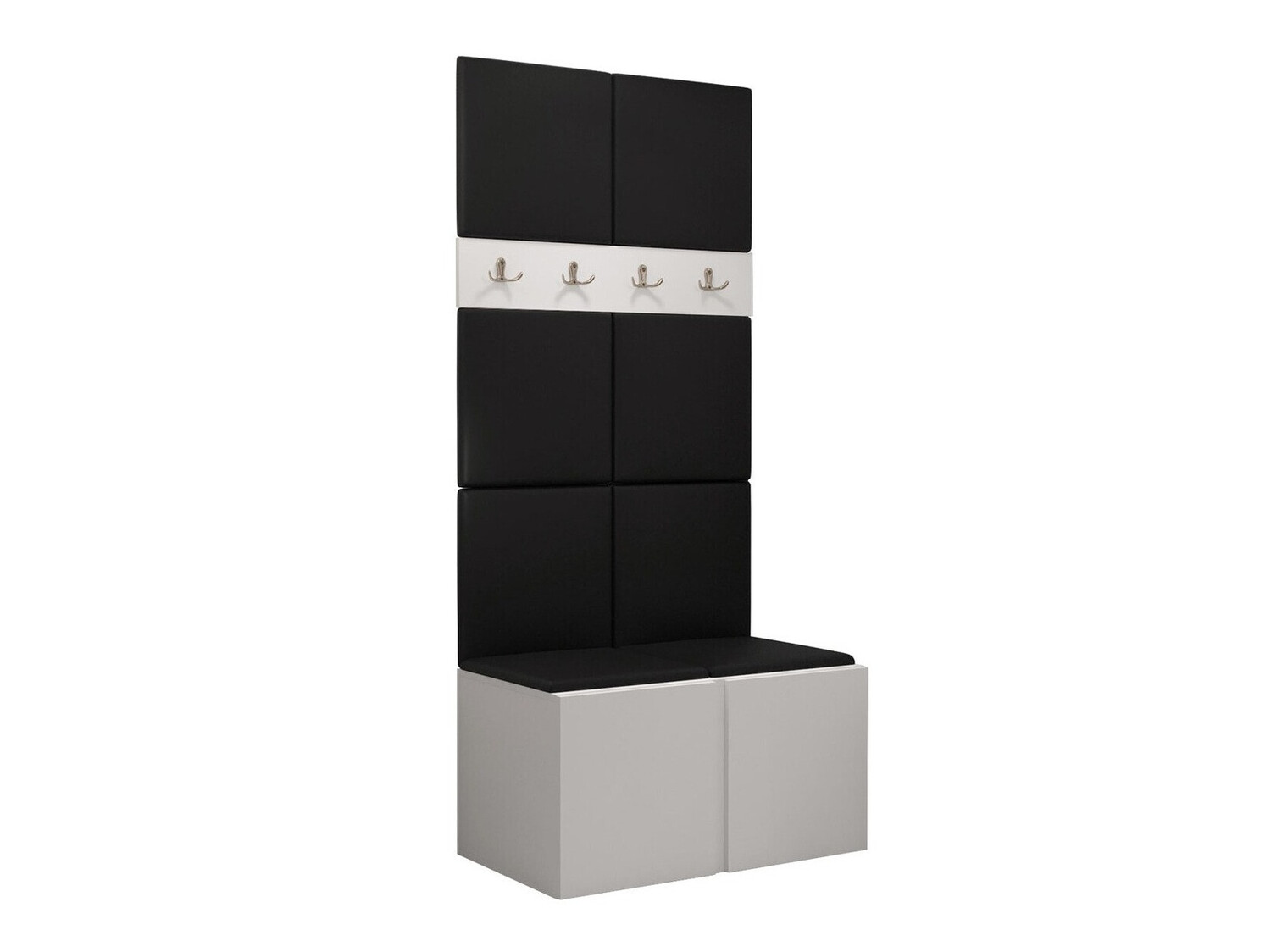 Meuble d'entrée Pinis IV (Faux cuir Soft 011)