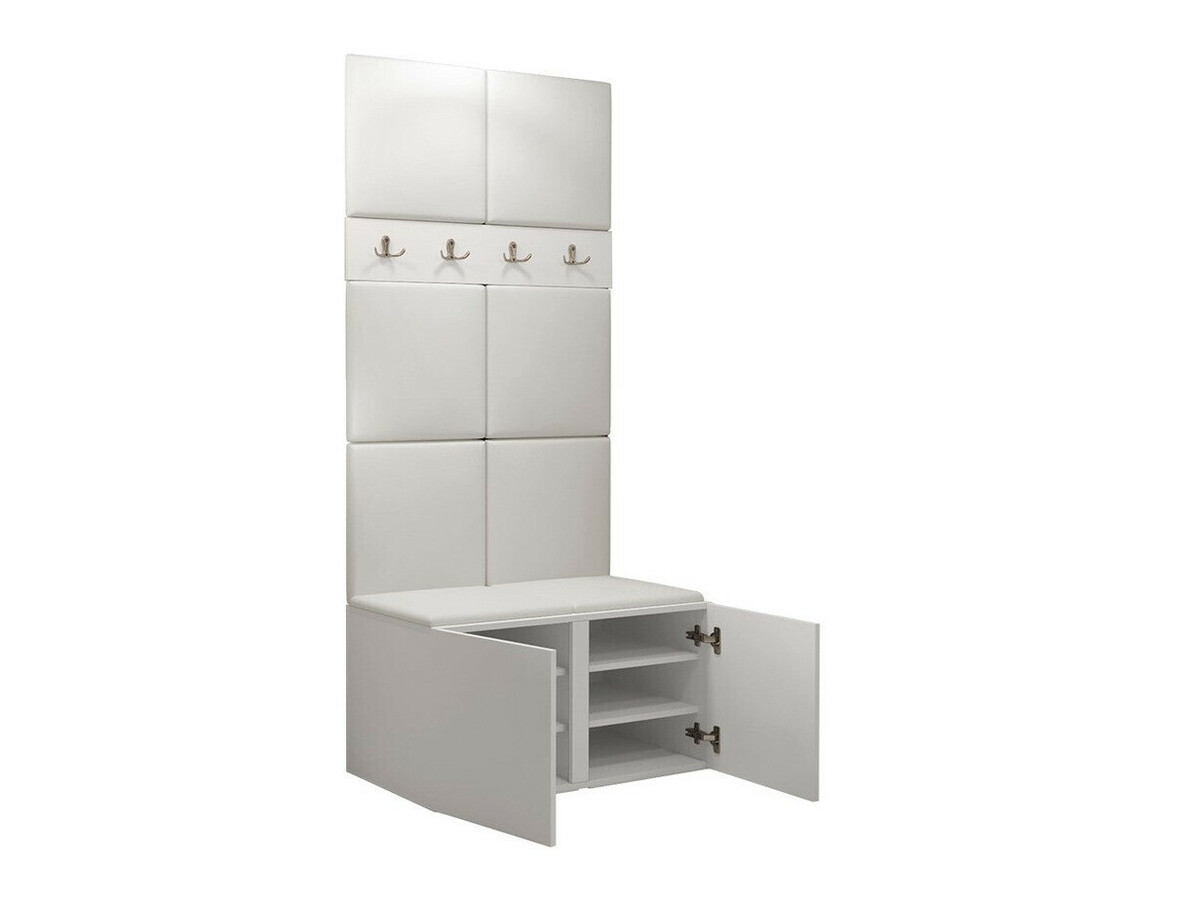 Meuble d'entrée Pinis IV (Faux cuir Soft 017)