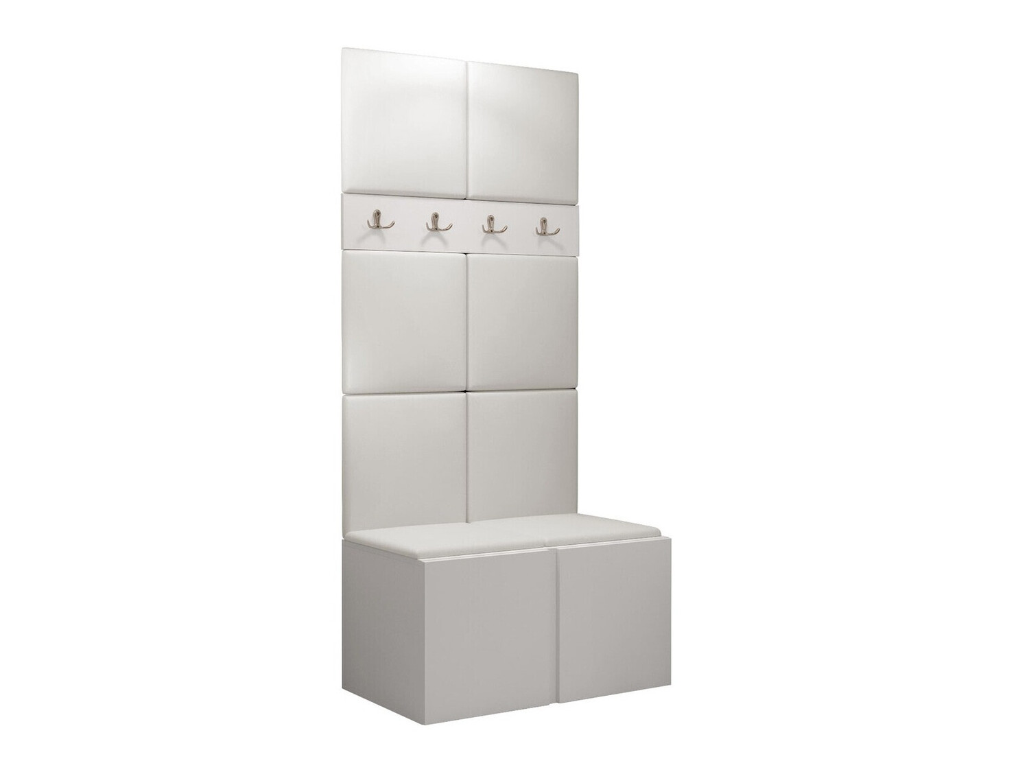 Meuble d'entrée Pinis IV (Faux cuir Soft 017)