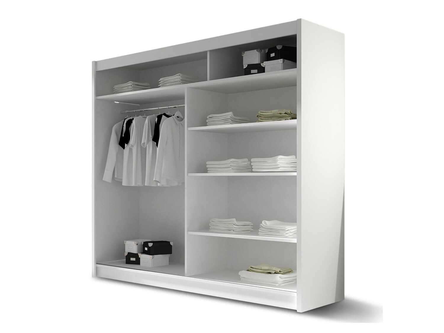 Armoire Closico 124 (Chêne foncé)