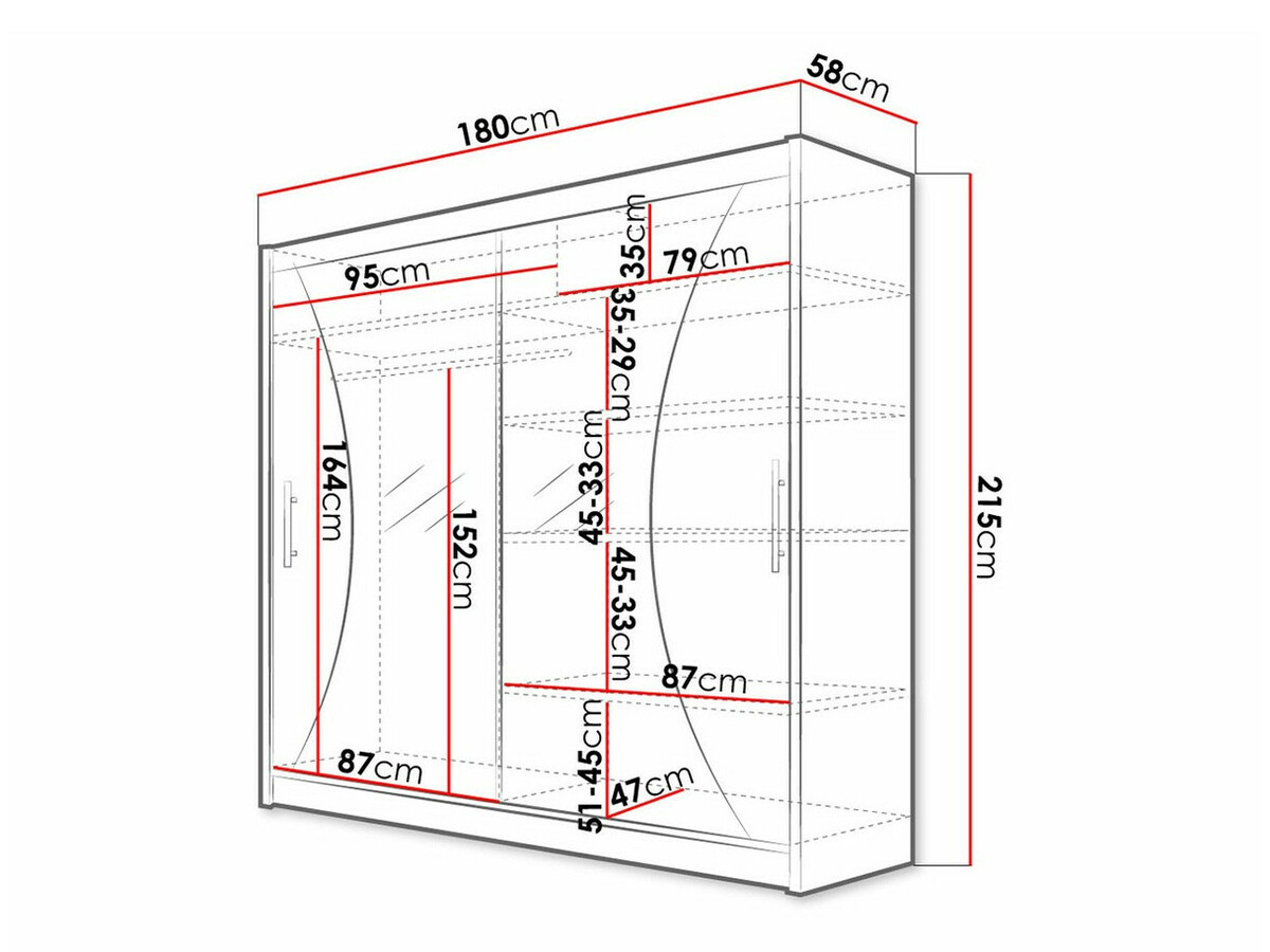 Armoire Closico Pallor V (Blanc)