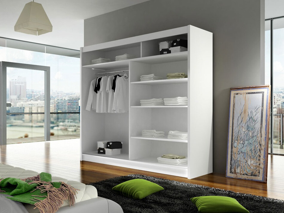 Armoire Closico Pallor V (Blanc)