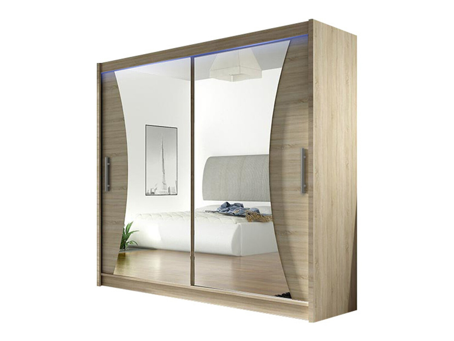 Armoire Closico Pallor V (Sonoma chêne)