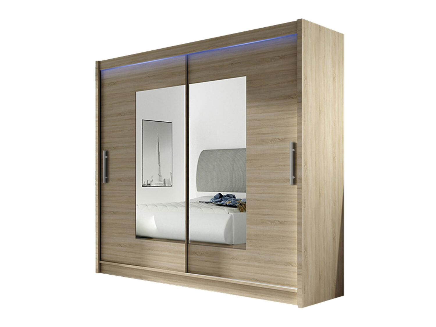 Armoire Closico Pallor VII (Sonoma chêne)
