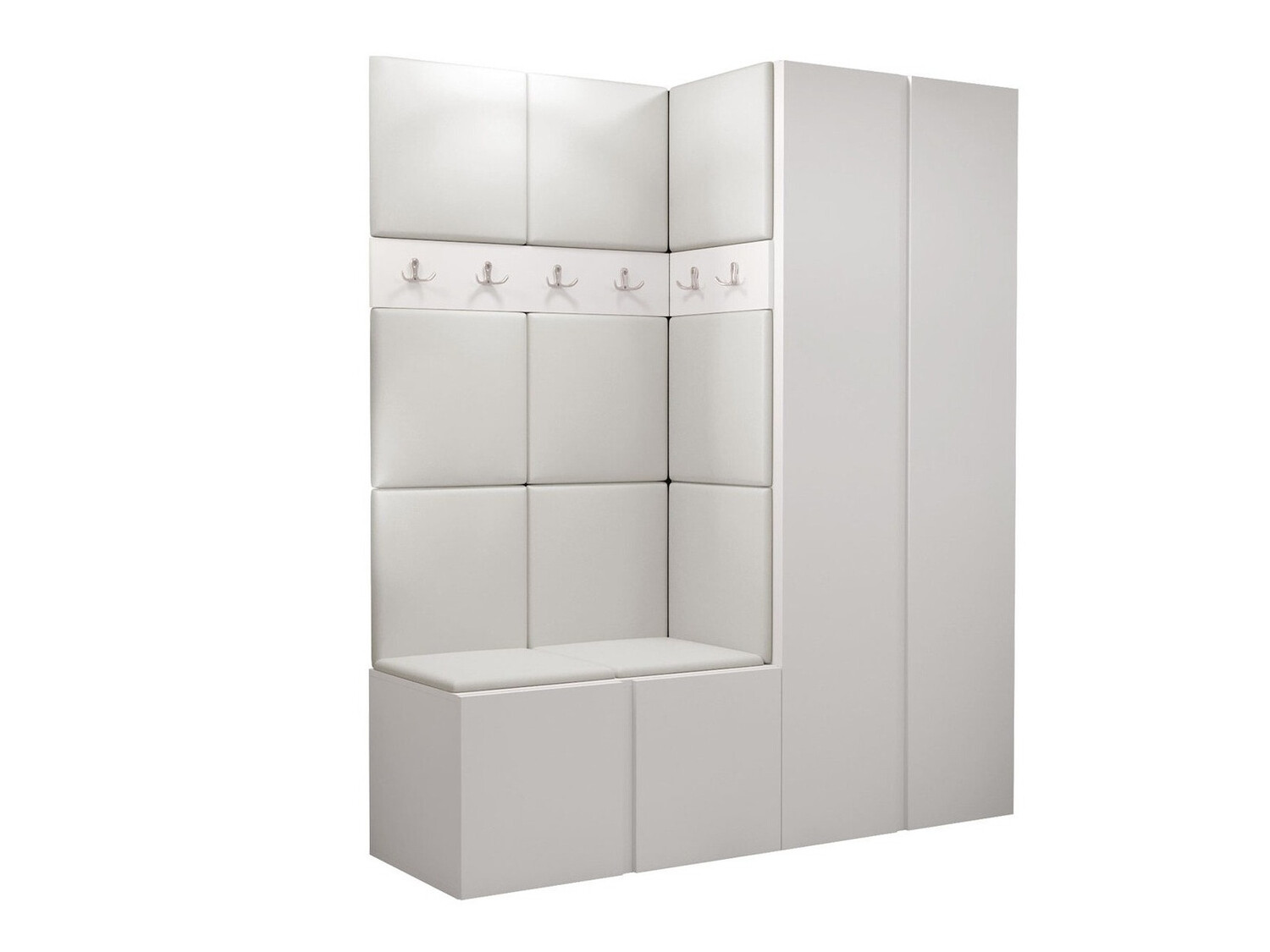 Meuble d'entrée Pinis III (Blanc)