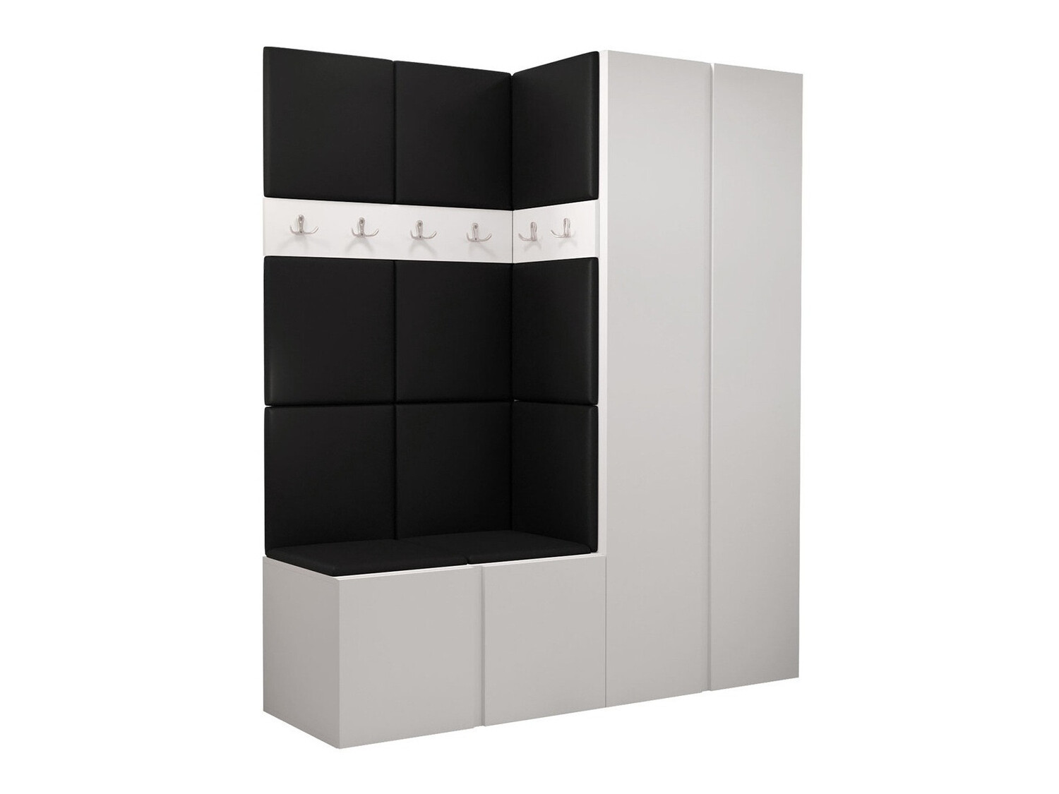 Meuble d'entrée Pinis III (Faux cuir Soft 011)