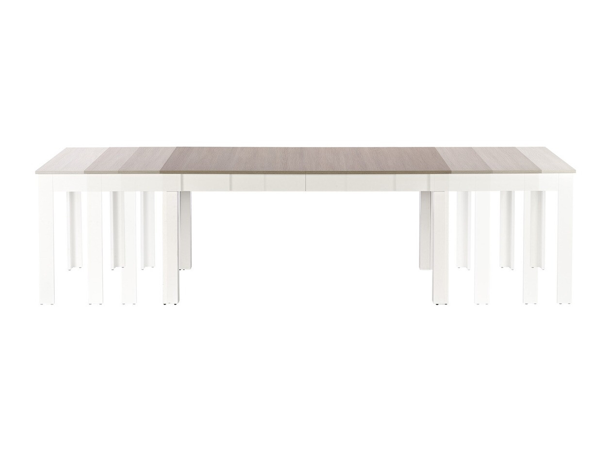 Table Houston 691 (Sonoma chêne + Blanc)