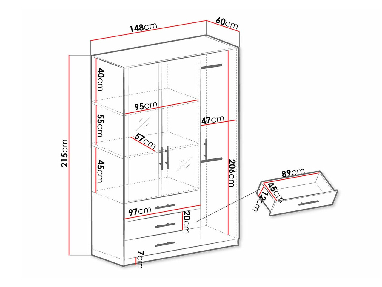Armoire Honolulu 144