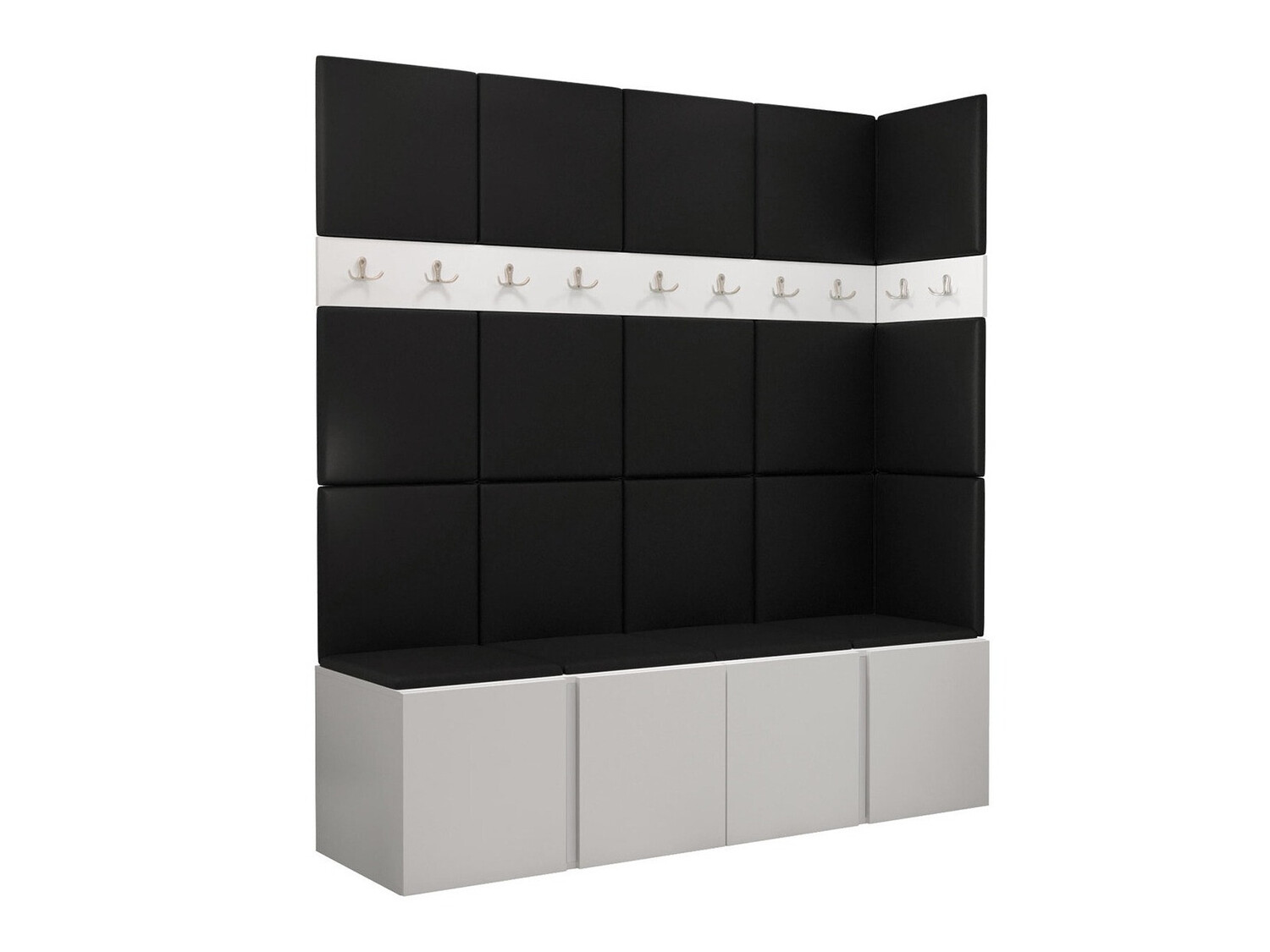 Meuble d'entrée Pinis II (Faux cuir Soft 011)