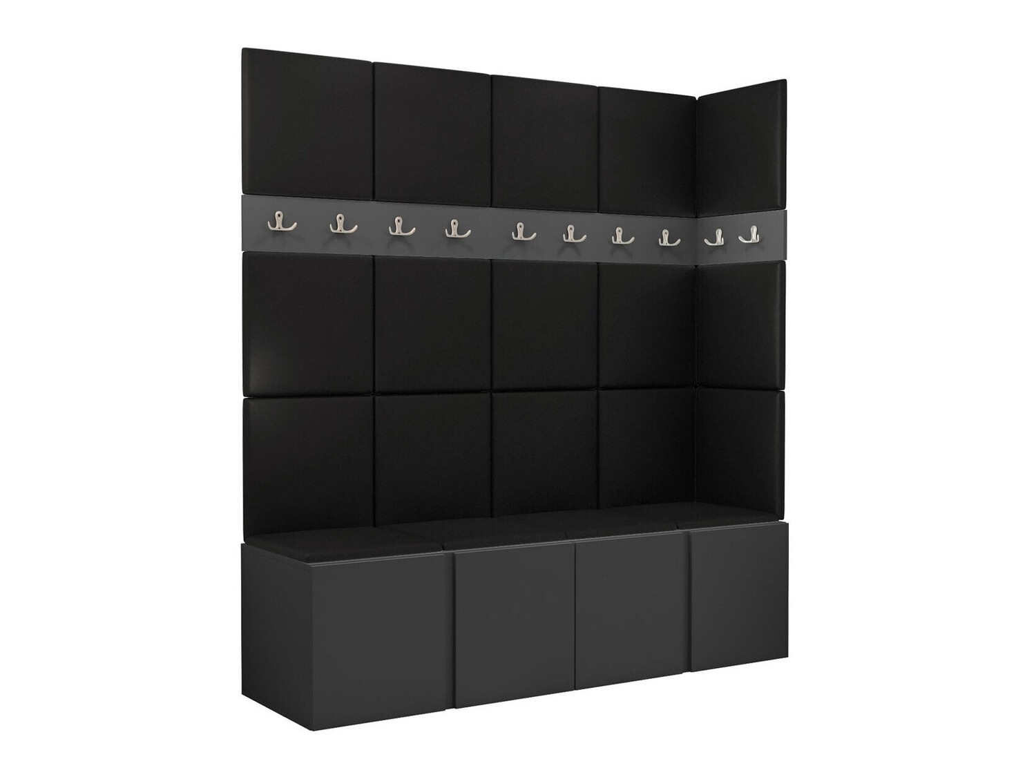 Meuble d'entrée Pinis II (Faux cuir Soft 011)